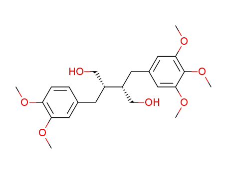 (+/-) 1-(3,4-dimethoxyphenyl)-4-(3,4,5-trimethoxyphenyl) 2,3-dihydroxymethyl butane