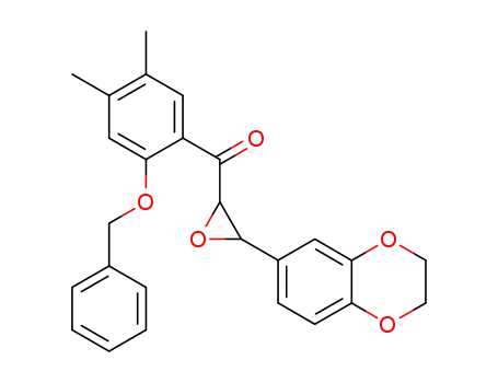 1-(2-benzyloxy-4,5-dimethylphenyl)-3-(6-benzodioxan-1,4-yl)-2,3-epoxypropan-1-one