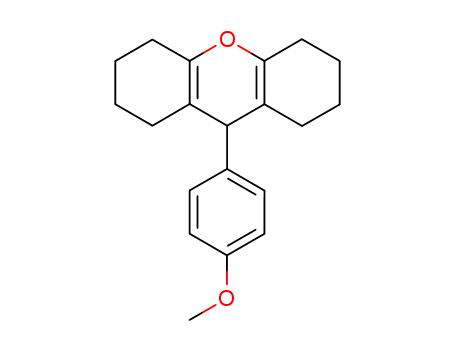 1H-Xanthene, 2,3,4,5,6,7,8,9-octahydro-9-(4-methoxyphenyl)-