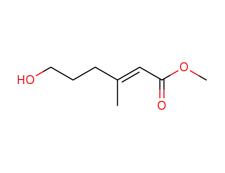 2-Hexenoic acid, 6-hydroxy-3-methyl-, methyl ester, (2E)-