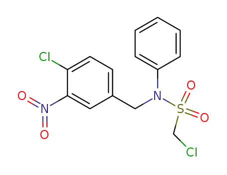 Methanesulfonamide,
1-chloro-N-[(4-chloro-3-nitrophenyl)methyl]-N-phenyl-