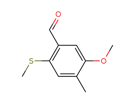 5-methoxy-4-methyl-2-(methylthio)benzaldehyde
