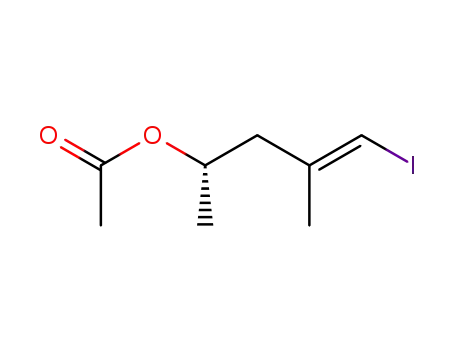 acetic acid (E)-(S)-4-iodo-1,3-dimethylbut-3-enyl ester