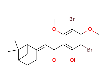 1-(3,5-Dibromo-2-hydroxy-4,6-dimethoxy-phenyl)-2-[6,6-dimethyl-bicyclo[3.1.1]hept-(2E)-ylidene]-ethanone