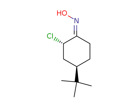 (Z)-trans-4-tert-Butyl-2-chlorocyclohexan-1-one oxime