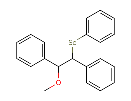 Benzene, 1,1'-[(1R,2S)-1-methoxy-2-(phenylseleno)-1,2-ethanediyl]bis-,
rel-