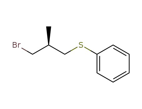 Benzene, [(3-bromo-2-methylpropyl)thio]-, (S)-