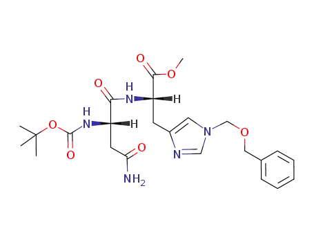 Boc-Asn-His(Bom)-OMe