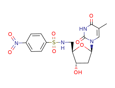 THYMIDINE, 5'-DEOXY-5'-[[(4-NITROPHENYL)SULFONYL]...