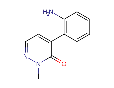 3(2H)-Pyridazinone, 4-(2-aminophenyl)-2-methyl-