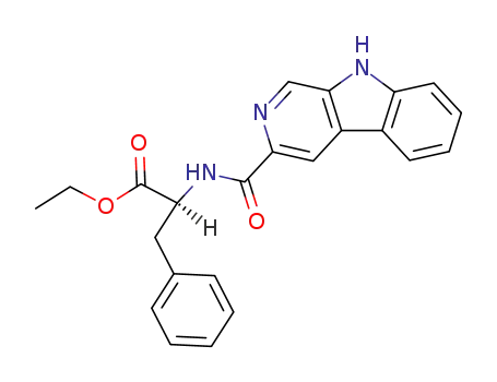 L-Phenylalanine, N-(9H-pyrido[3,4-b]indol-3-ylcarbonyl)-, ethyl ester