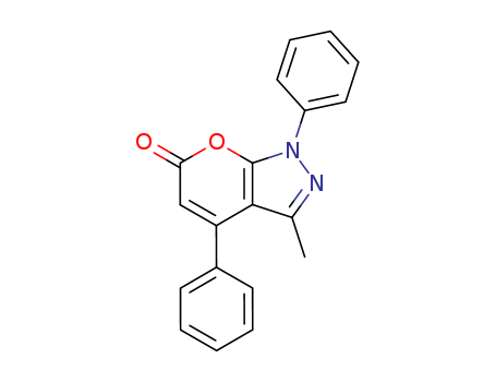 Pyrano[2,3-c]pyrazol-6(1H)-one, 3-methyl-1,4-diphenyl-