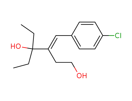 3-[1-(4-Chloro-phenyl)-meth-(E)-ylidene]-4-ethyl-hexane-1,4-diol