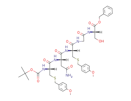 Boc-Cys(MBzl)-Asn-Cys(MBzl)-Gly-Ser-OBzl