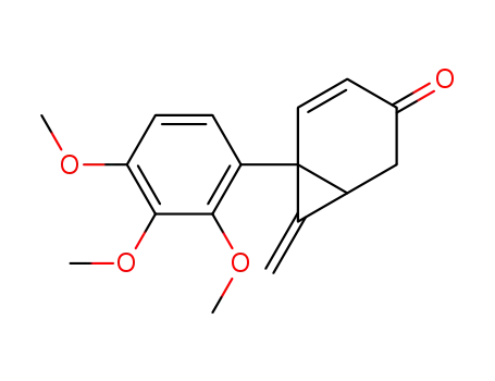 7-Methylene-6-(2,3,4-trimethoxy-phenyl)-bicyclo[4.1.0]hept-4-en-3-one