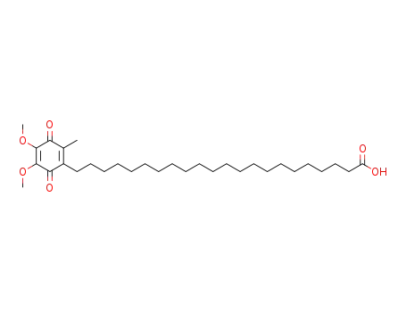 Molecular Structure of 77712-00-6 (1,4-Cyclohexadiene-1-docosanoic acid,
4,5-dimethoxy-2-methyl-3,6-dioxo-)
