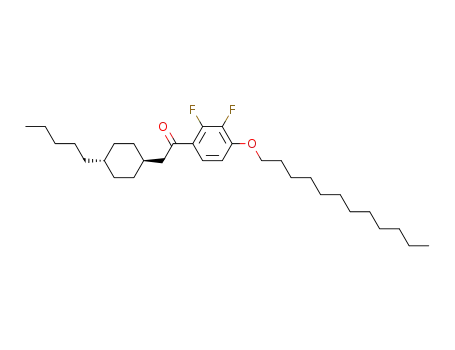 4-(dodecyloxy)-2,3-difluorophenyl (trans-4-pentylcyclohexyl)methyl ketone