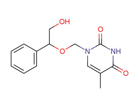 1-<<(1'-phenyl-2'-hydroxy)ethoxy>methyl>thymine