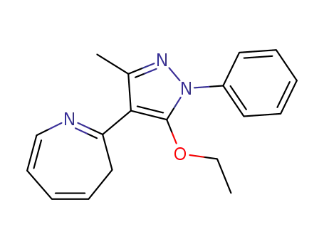 Molecular Structure of 117663-78-2 (2-(5-ethoxy-3-methyl-1-phenylpyrazol-4-yl)-3H-azepine)