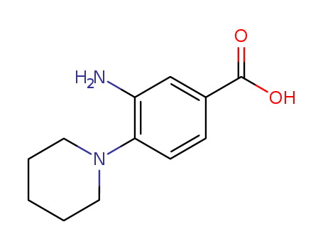 3-Amino-4-(piperidin-1-yl)benzoic acid