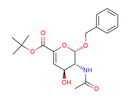 tert-butyl (benzyl 2-acetamido-2,4-dideoxy-β-L-threo-hex-4-enopyranosid)uronate