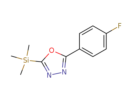 2-(4-fluorophenyl)-5-trimethylsilyl-1,3,4-oxadiazole