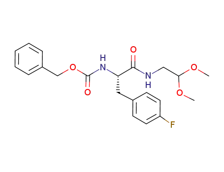 Carbamic acid,
[(1S)-2-[(2,2-dimethoxyethyl)amino]-1-[(4-fluorophenyl)methyl]-2-oxoeth
yl]-, phenylmethyl ester
