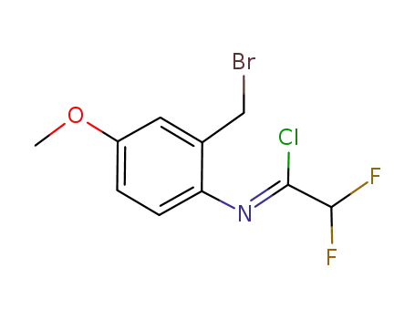 N- [2- (브로 모 메틸) -4- 메 톡시 페닐] -2,2- 디 플루오 로아 세티 미도 일 클로라이드