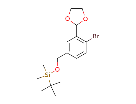 2-(2'-bromo-5'-t-butyldimethylsiloxymethyl)phenyl-1,3-dioxolane