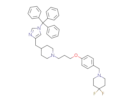 4,4-Difluoro-1-(4-{3-[4-(1-trityl-1H-imidazol-4-ylmethyl)-piperidin-1-yl]-propoxy}-benzyl)-piperidine