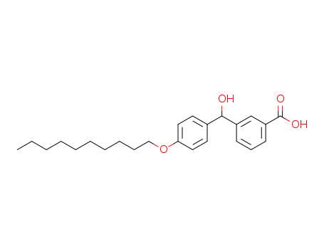 3-[(4-Decyloxy-phenyl)-hydroxy-methyl]-benzoic acid