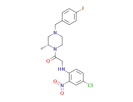 2-(4-Chloro-2-nitro-phenylamino)-1-[(R)-4-(4-fluoro-benzyl)-2-methyl-piperazin-1-yl]-ethanone