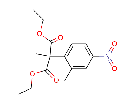 Diethyl methyl(2-methyl-4-nitrophenyl)propanedioate