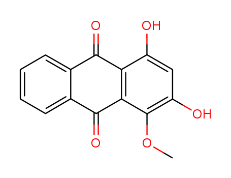 9,10-Anthracenedione,2,4-dihydroxy-1-methoxy-