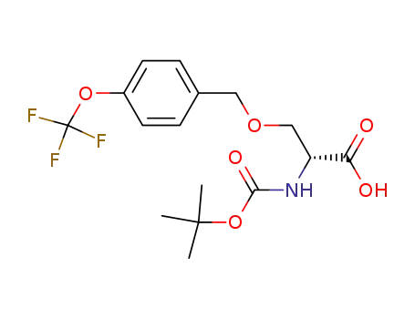 N-tert-butoxycarbonylamino-O-(4-trifluoromethoxybenzyl)-D-serine