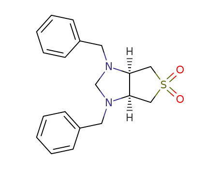 (3aα,6aα)-1,3-dibenzylhexahydro-1H-thieno<3,4-d>imidazole 5,5-dioxide