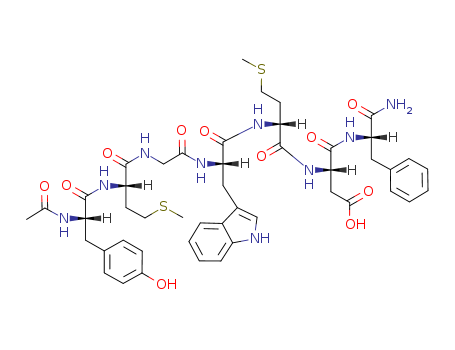 L-Phenylalaninamide,
N-acetyl-L-tyrosyl-L-methionylglycyl-L-tryptophyl-D-methionyl-L-a-aspartyl-