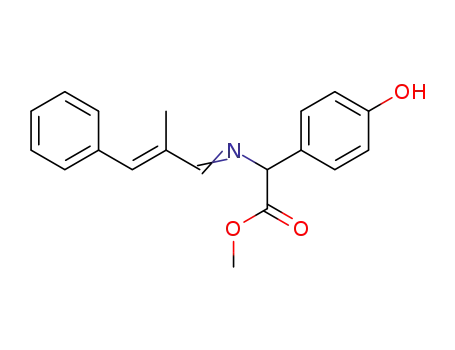 N-(2-methylcinnamylidene)-α-p-hydroxyphenylglycine methyl ester