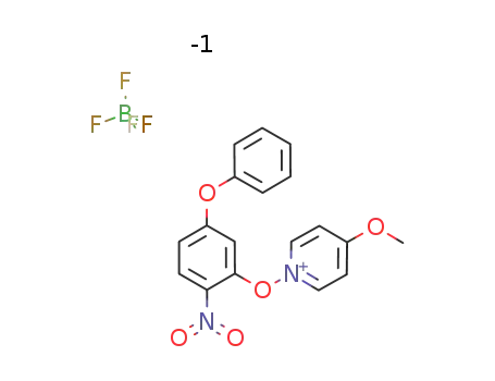 N-(2-nitro-5-phenoxyphenoxy)-4-methoxypyridinium tetrafluoroborate