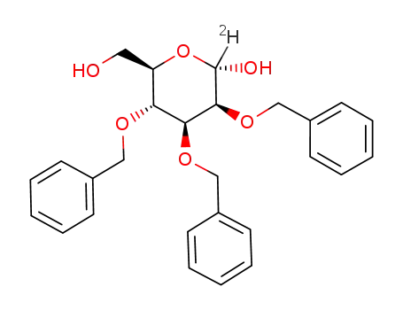 1-deutero-2,3,4-tri-O-benzyl-α-D-mannopyranose