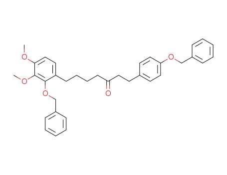 1-(4-benzyloxyphenyl)-7-(2-benzyloxy-3,4-dimethoxyphenyl)heptan-3-one