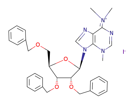 2',3',5'-tri-O-benzyl-N,N,3-trimethyladenosine iodide