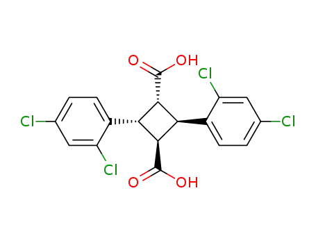 2,2',4,4'-tetrachloro-α-truxilic acid