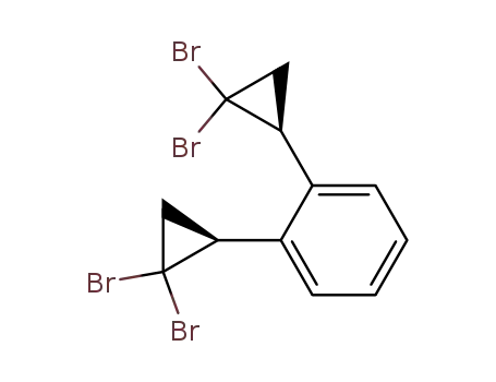 1,2-Bis-((S)-2,2-dibromo-cyclopropyl)-benzene