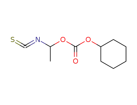 Molecular Structure of 117972-11-9 (cyclohexyl 1-isothiocyanoethylcarbonate)