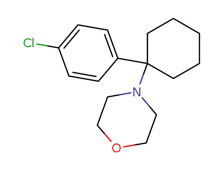 Molecular Structure of 120803-53-4 (4-[1-(4-Chloro-phenyl)-cyclohexyl]-morpholine)