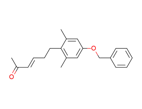 6-(p-benzyloxy-o,o'-dimethylphenyl)-trans-3-hexen-2-one