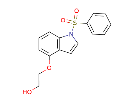 1H-Indole, 4-(2-hydroxyethoxy)-1-(phenylsulfonyl)-