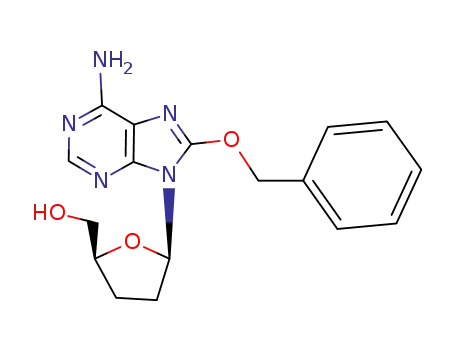8-Benzyloxy-2',3'-dideoxyadenosine