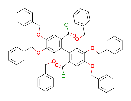 2,2',3,3',4,4'-hexabenzyloxydiphenyl-6,6'-dicarboxylic acid chloride